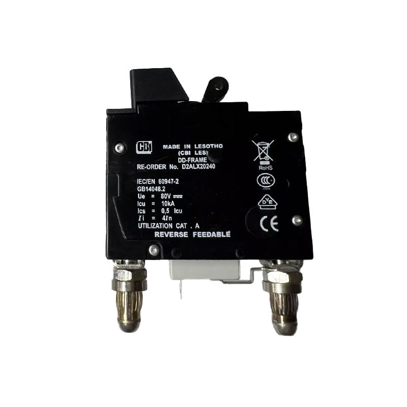 Interruttore Circuito DC 5A 80V – CBI D2ALX20240 – Per Impianti Elettrici