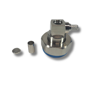 7/16 DIN Male Right Angle Solder Type Connector for LMR240 Cable