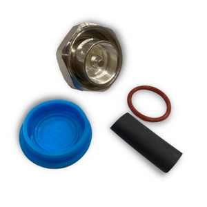 7/16 Din Male Solder Center Body Connector for 1/4" Super Flexible Cable