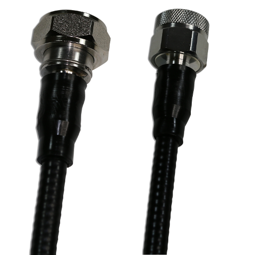 123eWireless 1/4" Super Flex 4.3-10 Male to N Male Low PIM Jumper
