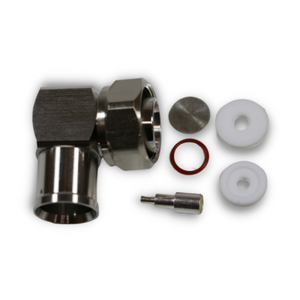 4.3-10 Male Right Angle Solder Type Connector for 1/2" Flexible Cable