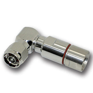 N Male Right Angle 1/2" Flexible LDF4-50 Field Installed
