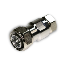 4.3-10 Male Coaxial Connector for 1/2" Superflexible Cable Field Installed