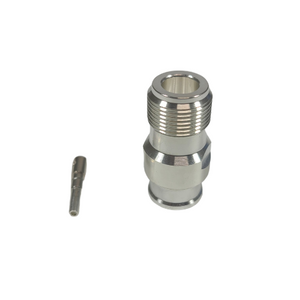 N Female 1/2" Superflex Solder Center Solder Body Connector