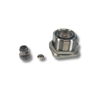 7/16 DIN Female Solder Center Body Connector for 3/8" Superflex Cable