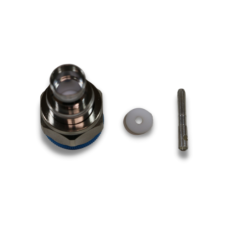 4.3-10 Male Solder Center Body Connector for 3/8" Superflex Cable