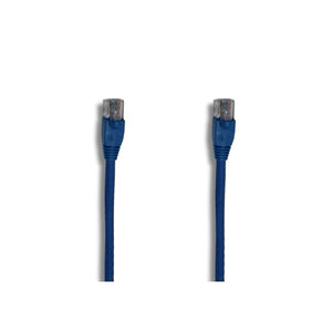 123eWireless: Cat6A Shielded Patch Cable, RJ45 to RJ45 Blue,