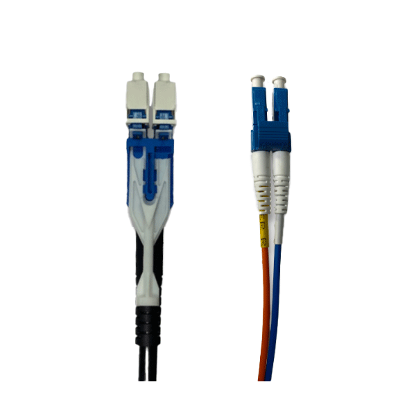 5G LC/HD PPT to LC/UPC, Duplex, Single Mode, I/O Riser, 2 Fiber Cable ...