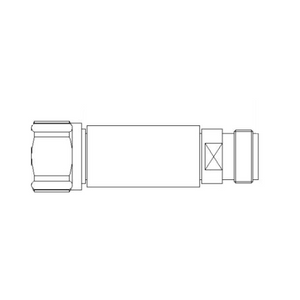 N Male to N Female 10dB 5 Watts Attenuator