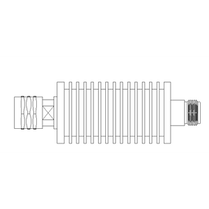 N Male to N Female 30dB 25 Watts Attenuator