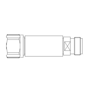 N Male to N Female 10dB 2 Watts Attenuator