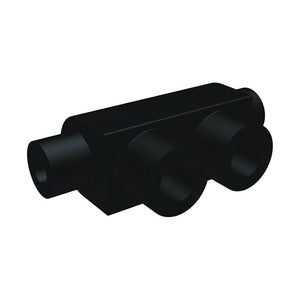 Burndy: UV Rated Black UNITAP, 2, #6 - 500 Kcmil, 5 in L, 1.62 in W