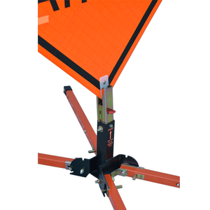 TrafFix: Sign Stand w/ Step-N-Drop Legs & Standard Latch Bracket Assembly