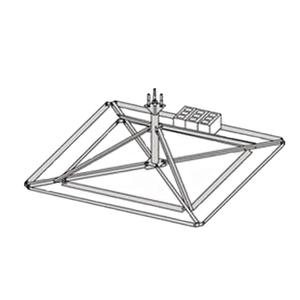 Rohn: BRM6X Ballast Roof Mount For 25G Towers