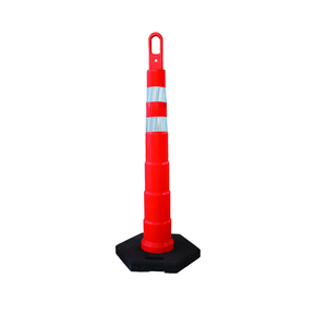 TrafFix Devices: Orange 42" Looper Cone, (2) 3" Reflective Collars, 16# Base