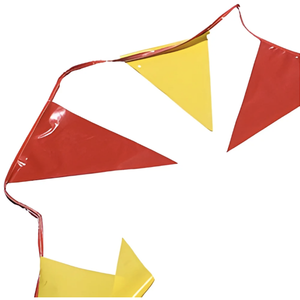 TrafFix Devices: OSHA Pennant Flag 12" x 18" x 105' for Roof Edge Delineators