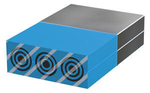 Roxtec: RM 15w40 ES B 3-Hole Sealing Module with Core