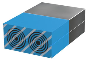 Roxtec: RM 20w40 ES B 2-Hole Sealing Module with Core