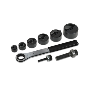 Klein Tools: 9-Piece Knockout Punch Set with Wrench