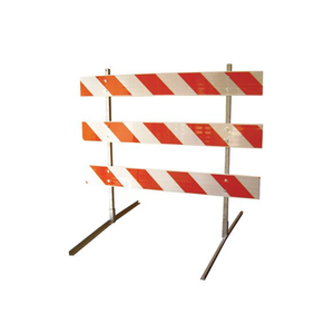 TrafFix Devices: 72" Economy Type III Barricade with EG Sheeting on Both Sides