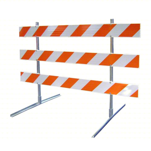 TrafFix Devices: 72" Economy Type III Barricade with HI Sheeting on Both Sides