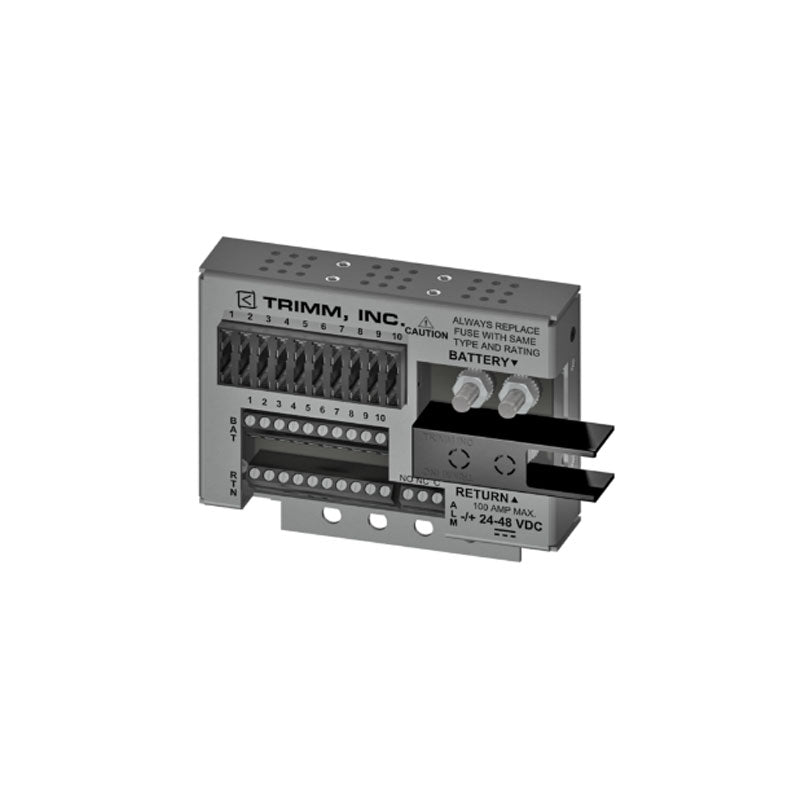 Trimm: OSP GMT Wall Mounted Fuse Panel, 100Amp, 24-48VDC, 10