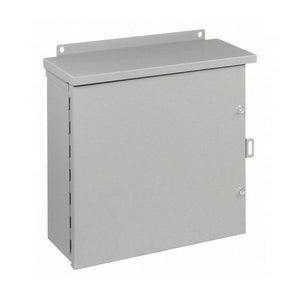 NEMA: Medium Drip-Shield Hinged-Cover Type 3R, 20x20x8, Gray