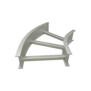 Cope: 45 Deg Horz Elbow 4"H AL Cl1 9"RS 12"R 12"W 316 SSH