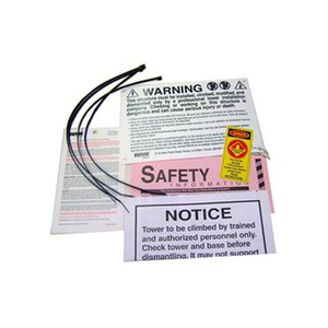 Rohn: Anti Climb Warning Sign