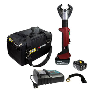 Burndy: IN-LINE 6T, D3 Crimp Jaw, Pro Bag, 5Ah Makita Batteries