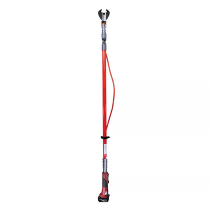 Burndy: IN-LINE 82" F711 Pole Tool, Angled, D3 Crimp Jaw, 3Ah Makita Batteries