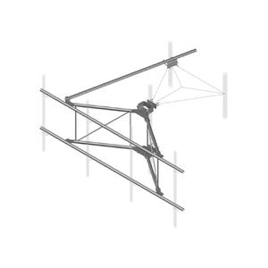Sabre: V-Boom Hd Assembly 10' with Tieback (3' Standoff) wit