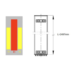 Sinclair Technologies: 6-port panel antenna, 1x698-960 and 2x1710-2690 MHz, 65˚, Integrated RET