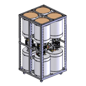 Sinclair Technologies: Combiner, 8 CH, 10" cavities, 1/4 wave, High 'Q', 406-512 MHz