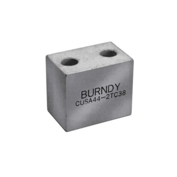 Burndy: 2 Hole Copper Stacking Adapter, 3/8