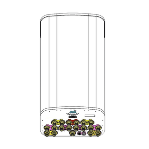 JMA: NWAV 2F Panel Antenna, 18 Port, 698-3980 MHz
