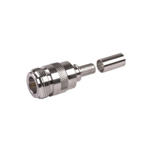 Times Microwave Systems: N-Female LMR-240 Cable EZ/Crimp No Braid