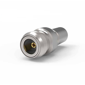 Times Microwave: Coaxial Connector, N-Female (Jack) Crimp Connector, Non Solder Pin
