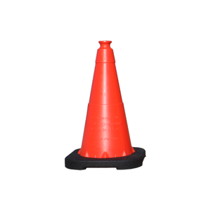 TrafFix Devices: Orange Enviro Cone, 18" w/ Base, No Reflective Collar