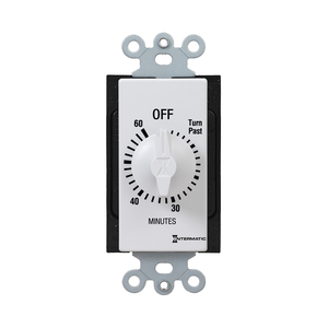 Intermatic: Spring-Wound Timer: 0 to 60 min, White, 20 A Max