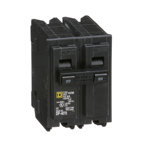 Square D: 20 Amp 2-Pole Circuit Breaker