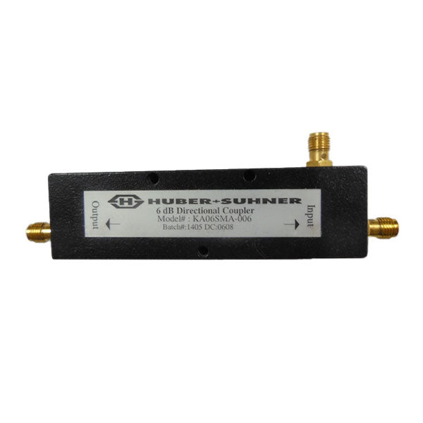 KA06SMA-006 Huber+Suhner: 6dB Directional Coupler | Launch 3 Telecom