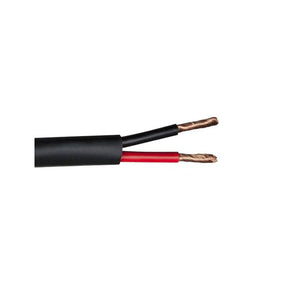 12 AWG, 2 Conductor, VNTC Round Class B Bare Copper PVC/Nylon PVC 600V 90C, No Ground, Black/Red