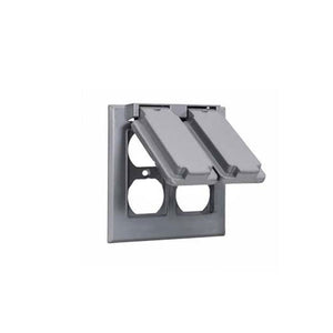 Two-Gang Duplex Weather Proof Receptacle Cover