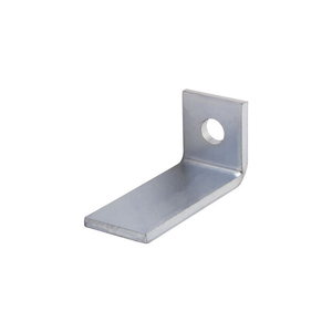 1-Hole Unistrut 90 Degree Angle Bracket, Steel