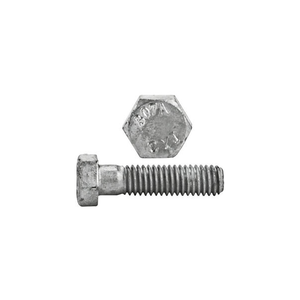 1/2" x 1-1/2" Galvanized Bolt, Fully Threaded, EA