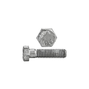 3/8"-16 x 1" Grade A Hot Dipped Galvanized Hex Bolt - EA