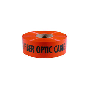 Orange Underground Warning Tape - Caution Buried Fiber Optic