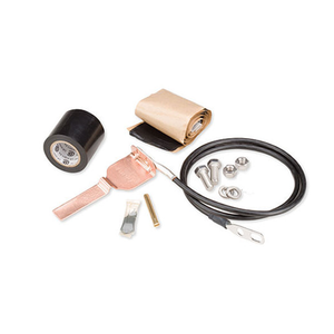 5/8" and 7/8" Copper Ground Kit w/ 5' Lead