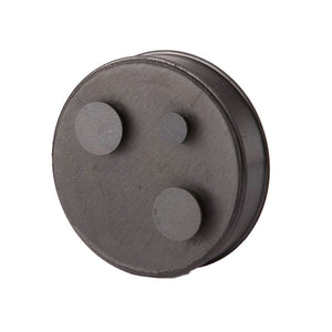 4" Cushion Insert, 3 Hole, 2 x 18 mm & 1 x 10 mm, w/ Plugs